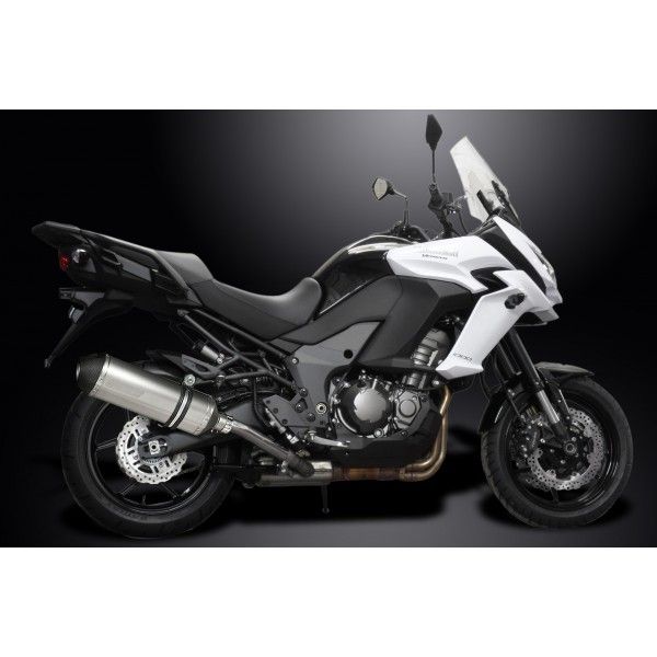 Delkevic slip-on kit X-Oval Titanium 343mm - KLZ1000 1000 VERSYS (2015-2018)