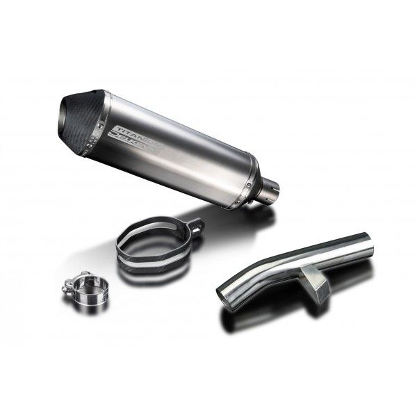 Delkevic slip-on kit X-Oval Titanium 343mm - KLZ1000 1000 VERSYS (2015-2018)