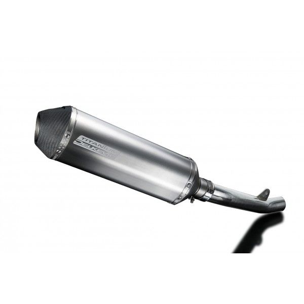 Delkevic slip-on kit X-Oval Titanium 343mm - ZX-6R NINJA (2009-2017)