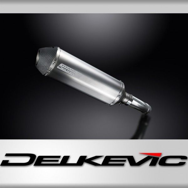 Delkevic slip-on kit X-Oval Titanium 343mm - FZ8 (2010-2015)