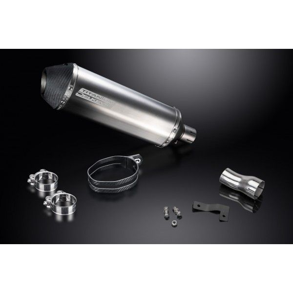 Delkevic slip-on kit X-Oval Titanium 343mm - S1000RR (2010-2014)