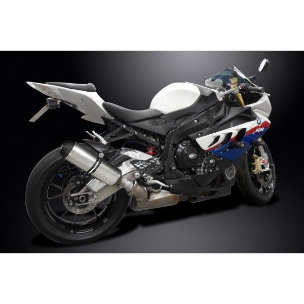 Delkevic slip-on kit X-Oval Titanium 343mm - S1000RR (2010-2014)