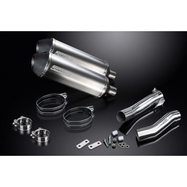 Delkevic slip-on kit X-Oval Titanium 343mm - Z1000 (2010-2020)