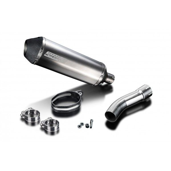 Delkevic slip-on kit X-Oval Titanium 343mm - F800R (2009-2016)