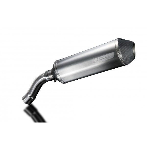 Delkevic slip-on kit X-Oval Titanium 343mm - F800R (2009-2016)