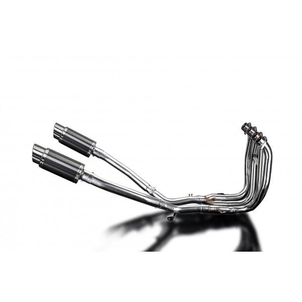 Delkevic volledig systeem Round Carbon 200mm - GSX1300R HAYABUSA 2008-2019