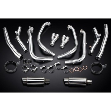 Delkevic volledig systeem Round RVS 200mm - GSX1300R HAYABUSA 2008-2019