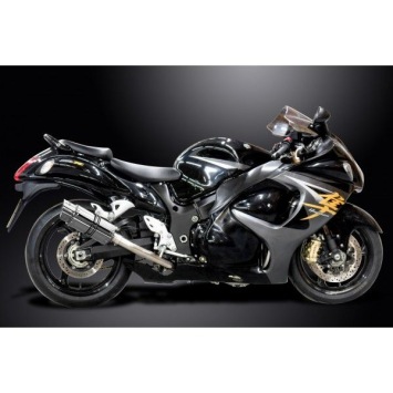 Delkevic volledig systeem Round RVS 200mm - GSX1300R HAYABUSA 2008-2019