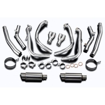Delkevic volledig systeem Round RVS 200mm - GSX1300R HAYABUSA 2008-2019