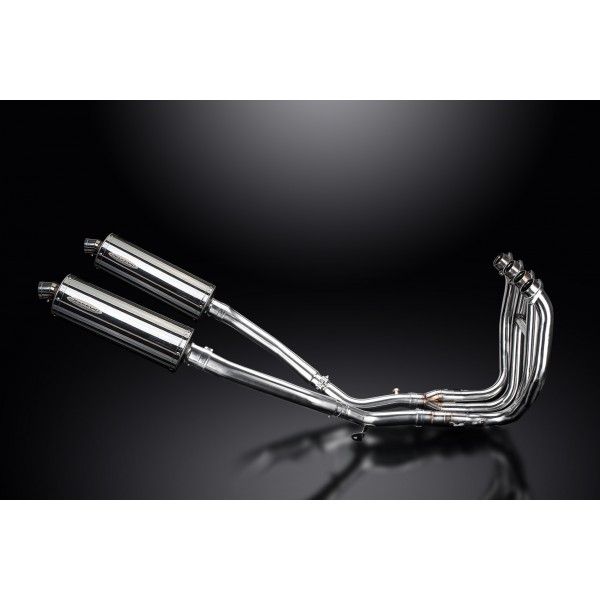 Delkevic volledig systeem Oval RVS 350mm - GSX1300R HAYABUSA 2008-2019