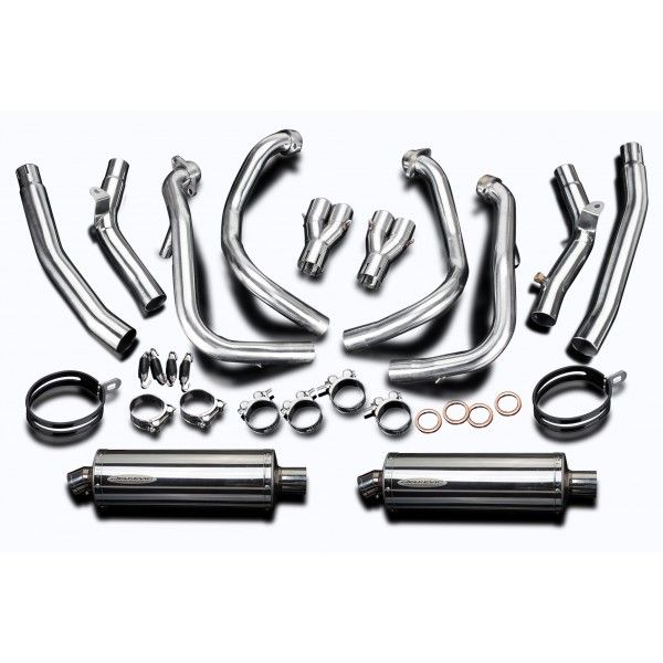 Delkevic volledig systeem Oval RVS 350mm - GSX1300R HAYABUSA 2008-2019