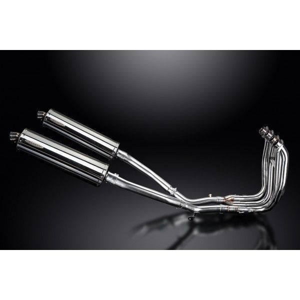 Delkevic volledig systeem Oval RVS 450mm - GSX1300R HAYABUSA 2008-2019