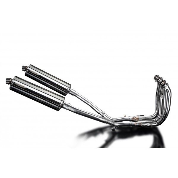 Delkevic volledig systeem Oval RVS 450mm - GSX1300R HAYABUSA 2008-2019