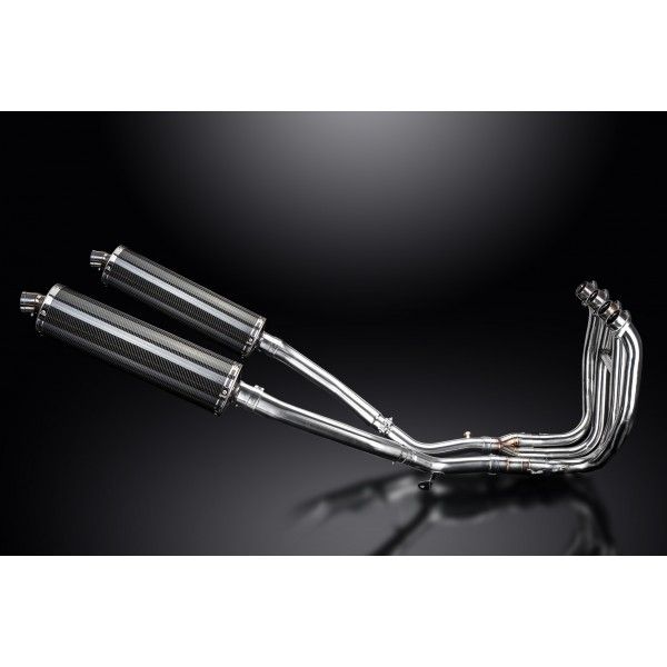 Delkevic volledig systeem Oval Carbon 450mm - GSX1300R HAYABUSA 2008-2019