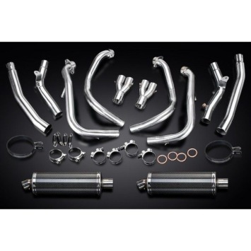 Delkevic volledig systeem Oval Carbon 350mm - GSX1300R HAYABUSA 2008-2019
