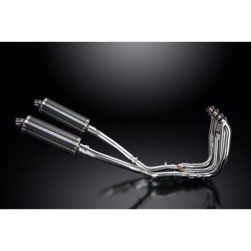 Delkevic volledig systeem Oval Carbon 350mm - GSX1300R HAYABUSA 2008-2019