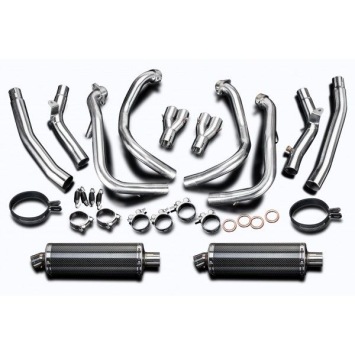 Delkevic volledig systeem Oval Carbon 350mm - GSX1300R HAYABUSA 2008-2019