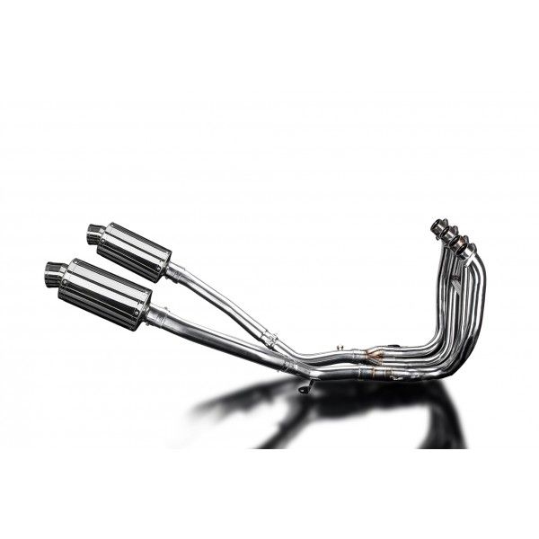 Delkevic volledig systeem Oval RVS 225mm - GSX1300R HAYABUSA 2008-2019