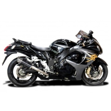 Delkevic volledig systeem Round Carbon 200mm - GSX1300R HAYABUSA 2008-2019
