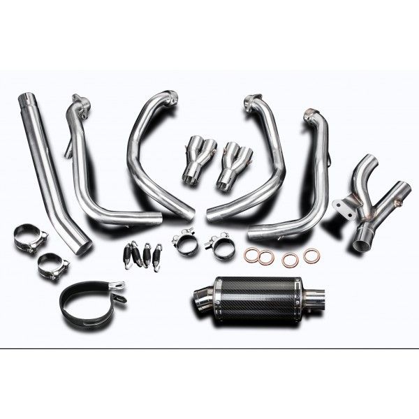 Delkevic volledig systeem Oval Carbon 225mm - GSX1300R HAYABUSA 2008-2019