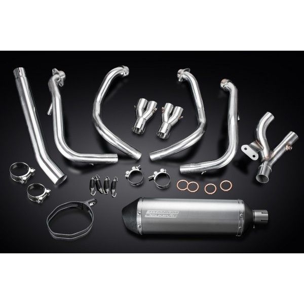 Delkevic volledig systeem X-Oval Titanium - GSX1300R HAYABUSA 2008-2019