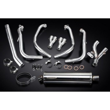 Delkevic volledig systeem Oval RVS 450mm - GSX1300R HAYABUSA 2008-2019