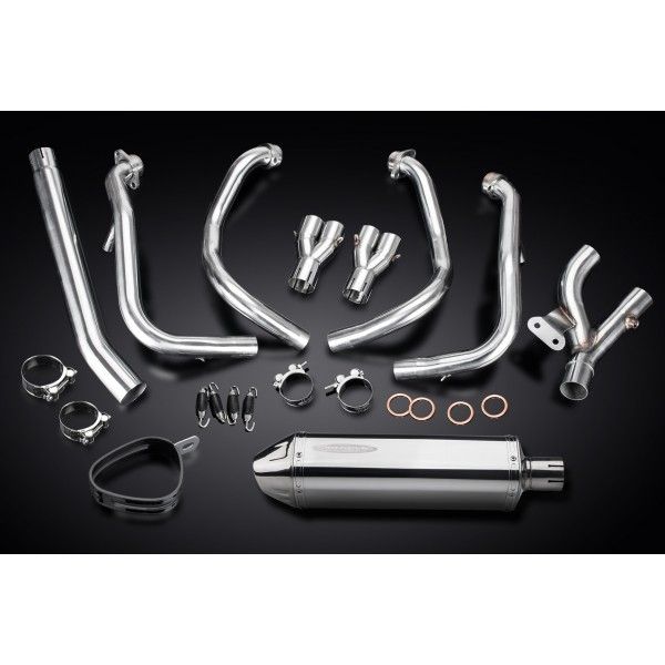 Delkevic volledig systeem Tri-Oval RVS 320mm - GSX1300R HAYABUSA 2008-2019