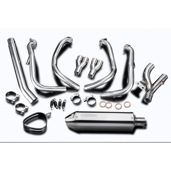Delkevic volledig systeem Tri-Oval RVS 320mm - GSX1300R HAYABUSA 2008-2019