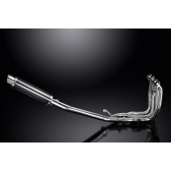 Delkevic volledig systeem Round Carbon 350mm - GSX1300R HAYABUSA 2008-2019