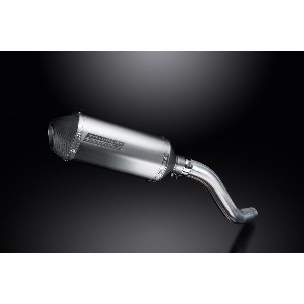 Delkevic slip-on kit X-Oval Titanium 260mm - Z800 (2013-2016)