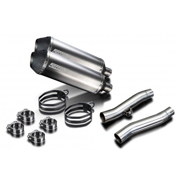 Delkevic slip-on kit X-Oval Titanium 343mm - Trident Sprint 900 (1995-1997)