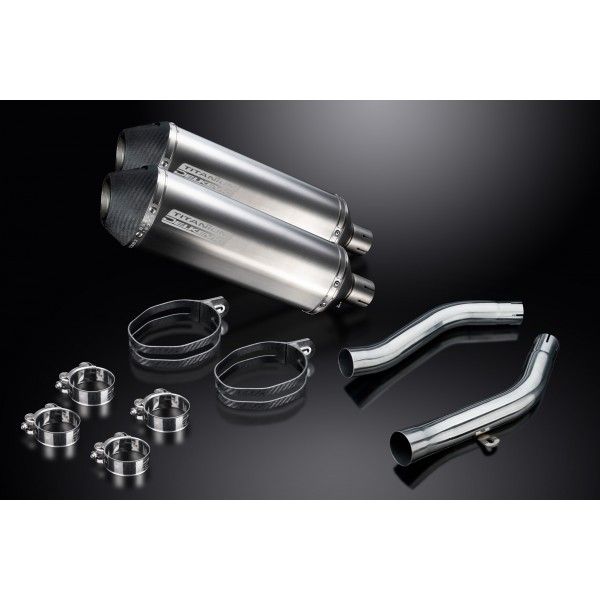 Delkevic slip-on kit X-Oval Titanium 343mm - Z1000 (2003-2006)
