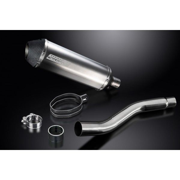 Delkevic slip-on kit X-Oval Titanium 343mm - Z750 (2007-2012)