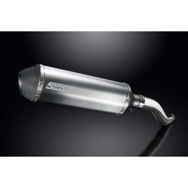 Delkevic slip-on kit X-Oval Titanium 343mm - Z750 (2007-2012)