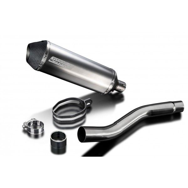 Delkevic slip-on kit X-Oval Titanium 343mm - Z750 (2007-2012)