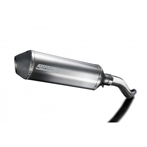 Delkevic slip-on kit X-Oval Titanium 343mm - Z750 (2007-2012)