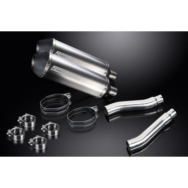 Delkevic slip-on kit X-Oval Titanium 343mm - TRX850 (1996-1999)