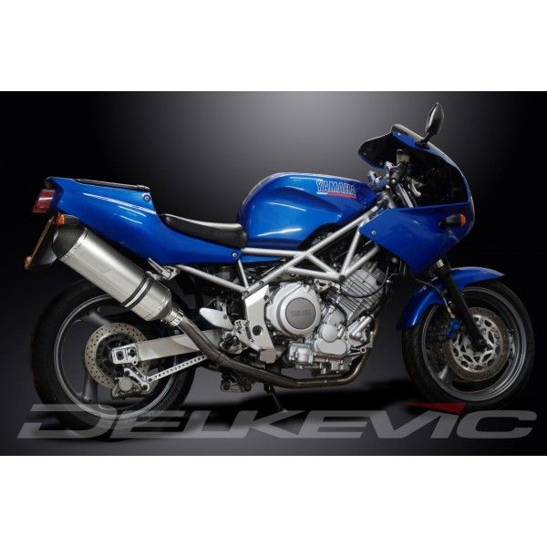 Delkevic slip-on kit X-Oval Titanium 343mm - TRX850 (1996-1999)
