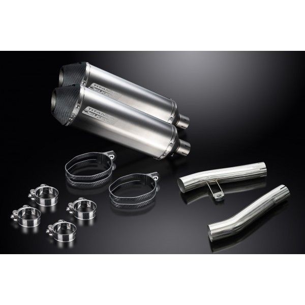 Delkevic slip-on kit X-Oval Titanium 343mm - ZZR1200 (2002-2005)
