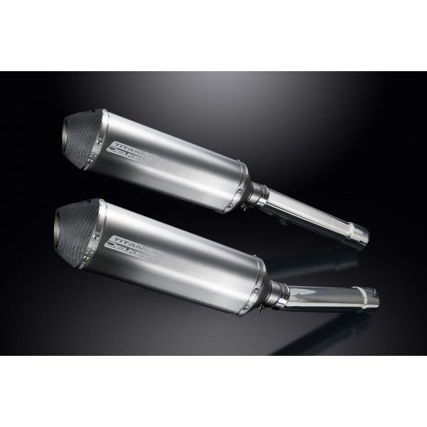 Delkevic slip-on kit X-Oval Titanium 343mm - X11 CB1100SF (1999-2002)