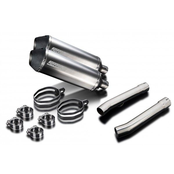 Delkevic slip-on kit X-Oval Titanium 343mm - X11 CB1100SF (1999-2002)