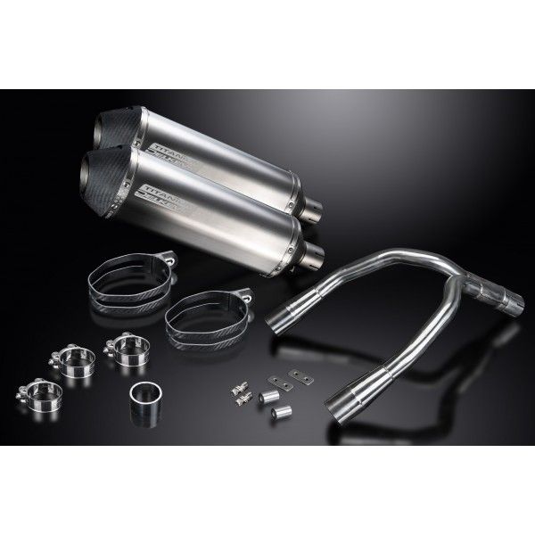 Delkevic slip-on kit X-Oval Titanium 343mm - CB900F HORNET (2001-2009)