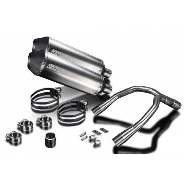 Delkevic slip-on kit X-Oval Titanium 343mm - CB900F HORNET (2001-2009)