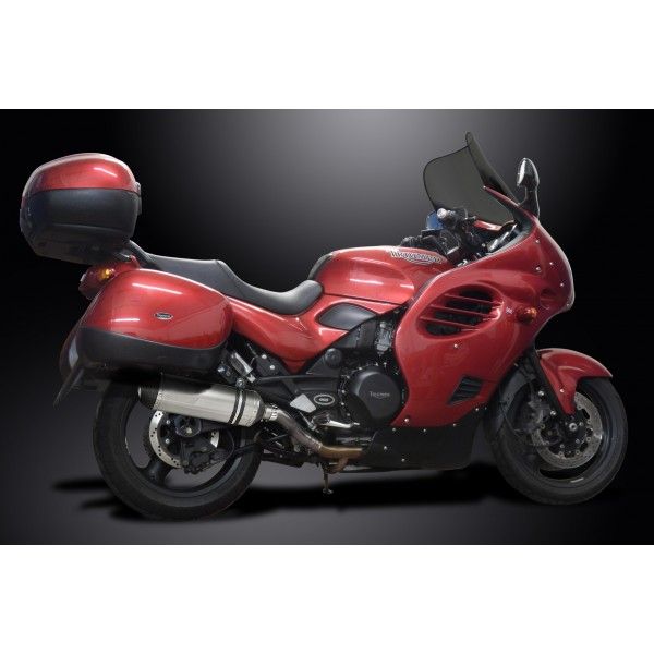 Delkevic slip-on kit X-Oval Titanium 343mm - Trophy 900 (1996-2002)