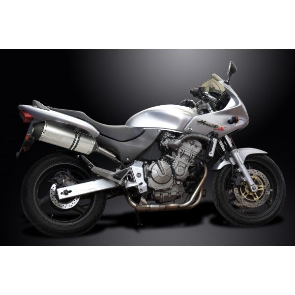 Delkevic slip-on kit X-Oval Titanium 343mm - CB600F HORNET (1998-2002)