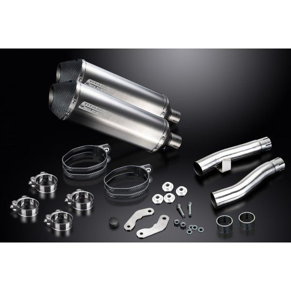 Delkevic slip-on kit X-Oval Titanium 343mm - Zephyr 1100 ZR1100B (1996-1997)