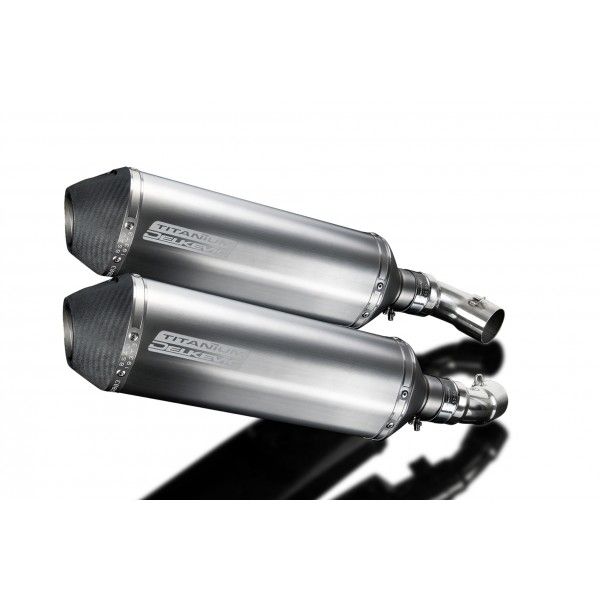 Delkevic slip-on kit X-Oval Titanium 343mm - Monster 696 (2008-2014)
