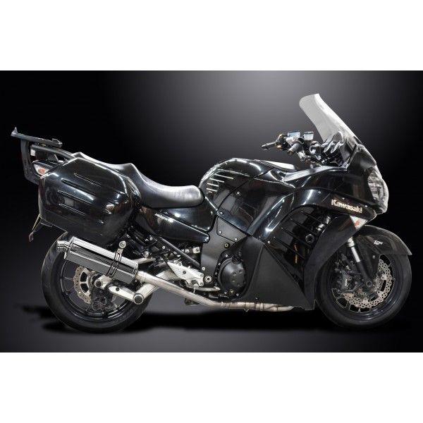 Delkevic volledig systeem Oval RVS 350mm - GTR1400 (2007-2020)