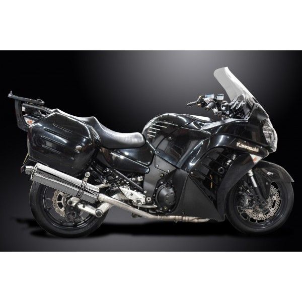 Delkevic volledig systeem Oval RVS 450mm - GTR1400 (2007-2020)