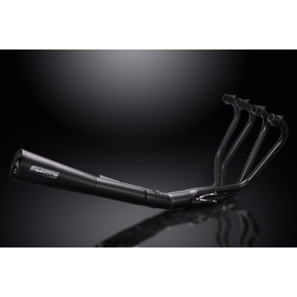 Delkevic volledig systeem Megaphone RVS 550mm - CB550K (1977-1978)